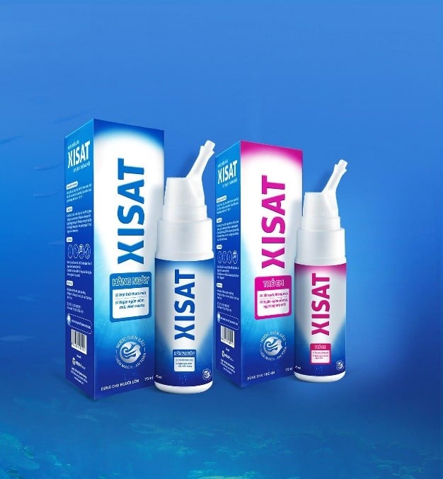 Vệ sinh mũi hàng ngày bằng Nước biển sâu Xisat giúp khoang mũi khoẻ mạnh