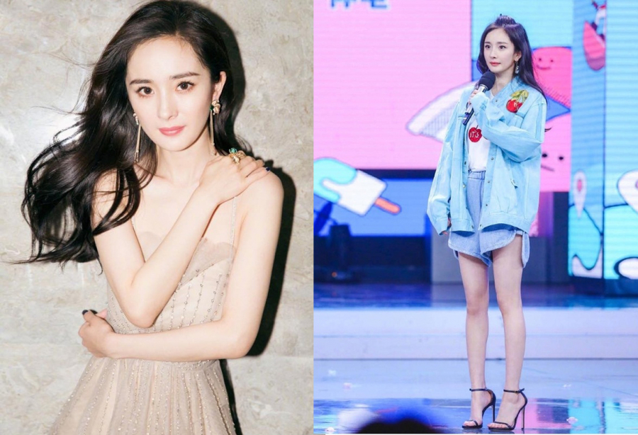 Dương Mịch dù đã bước sang tuổi 33 nhưng vẫn sở hữu sắc vóc trẻ trung thon gọn khiến nhiều người ghen tỵ.