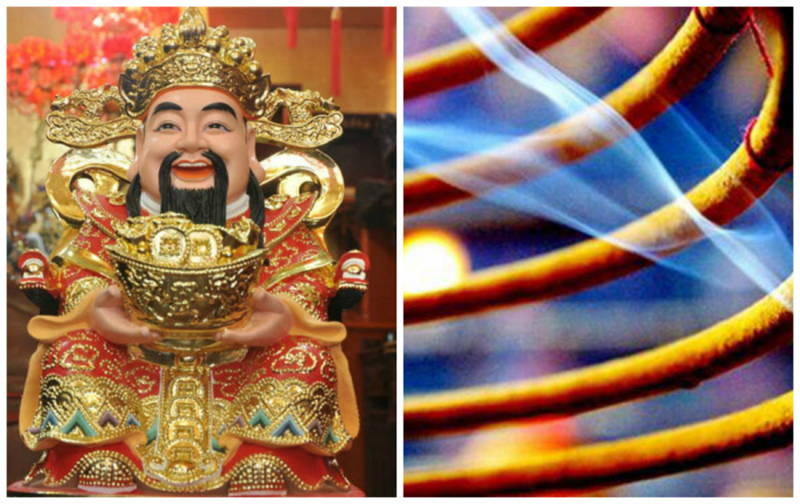 Châm hương vòng thay cho hương thật gia chủ khó lòng phát tài