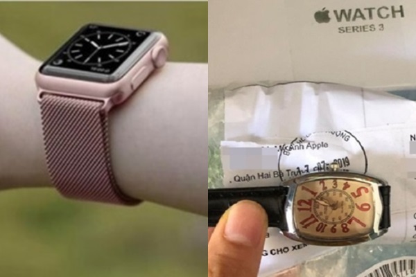Hai chiếc đồng hồ khác xa nhau.