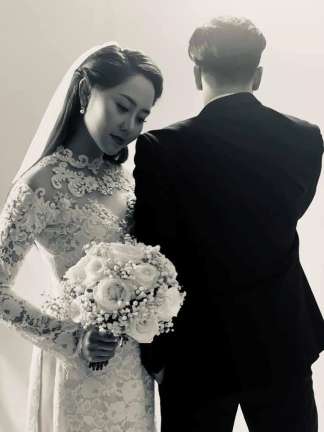 Ảnh cưới gây xôn xao của nữ diễn viên Tường Vi.