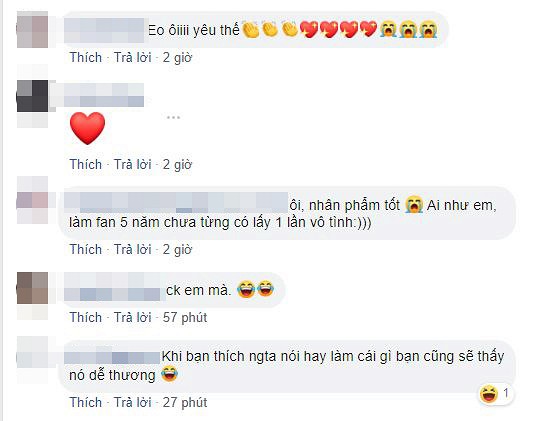 Fan hết lời khen ngợi “nhân phẩm tốt” của Đức Phúc.