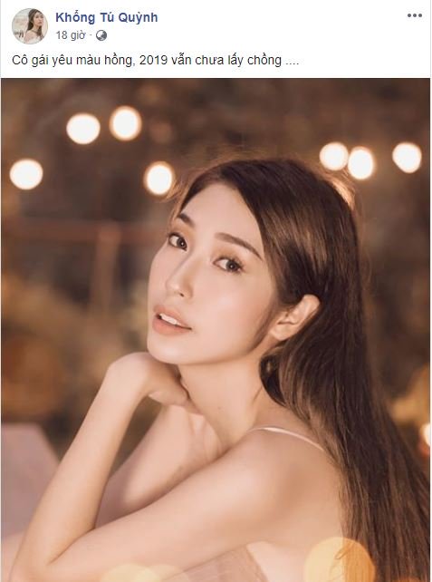 Sau hành động bất ngờ của em gái Thanh Thảo, trên trang cá nhân, Khổng Tú Quỳnh đã có động thái mới.