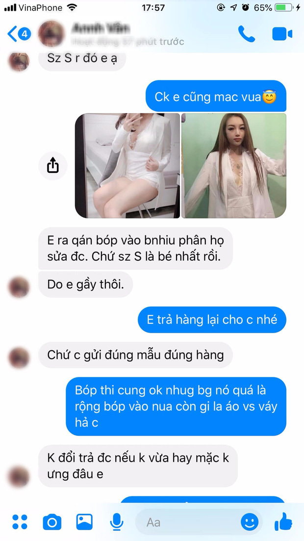 Cô gái mua áo size S mà chồng 90kg vẫn mặc vừa.