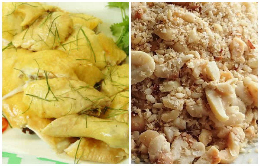 Thịt ga muối mè không ăn chung