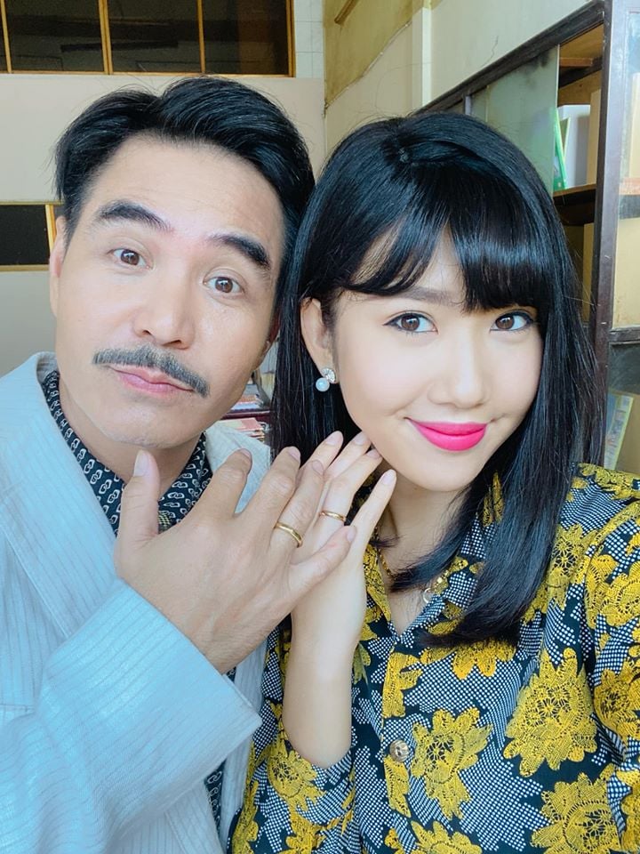 Trung Dũng tình tứ bên Thúy Ngân khiến nhiều người tò mò về mối quan hệ của cả hai.