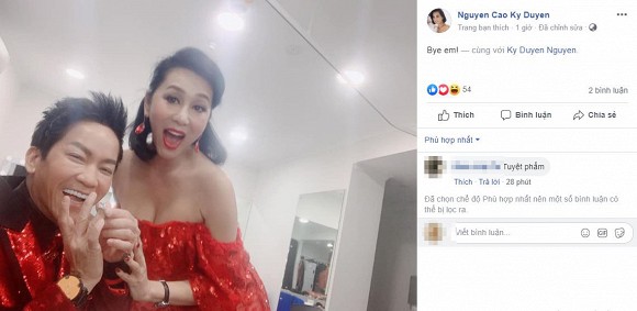 Đây thực chất là hình ảnh trêu đùa của Kỳ Duyên với đồng nghiệp.    