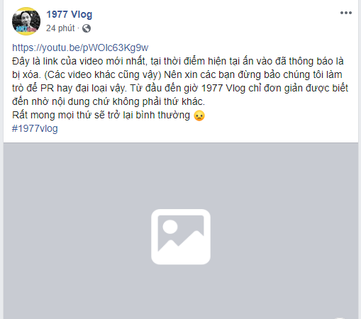 1977 Vlog lên tiếng đáp trả.
