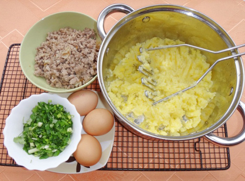 Nguyên liệu làm món khoai tây nghiền