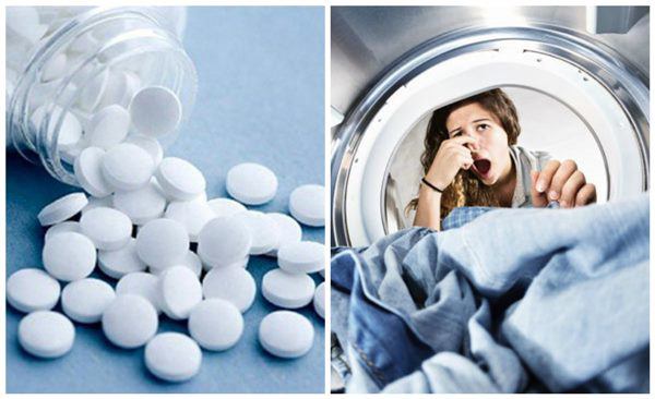 Dùng thuốc aspirin giúp tẩy trắng quần áo