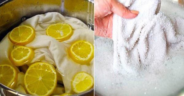 Bỏ muối vào giặt quần áo giúp tẩy vết bẩn