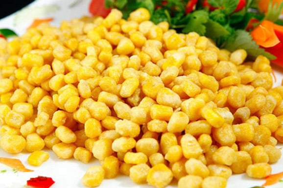 Ngô chiên thơm ngon hấp dẫn