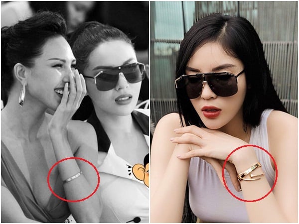 Cả hai bị soi đeo loại vòng tay chỉ dành cho tình nhân.
