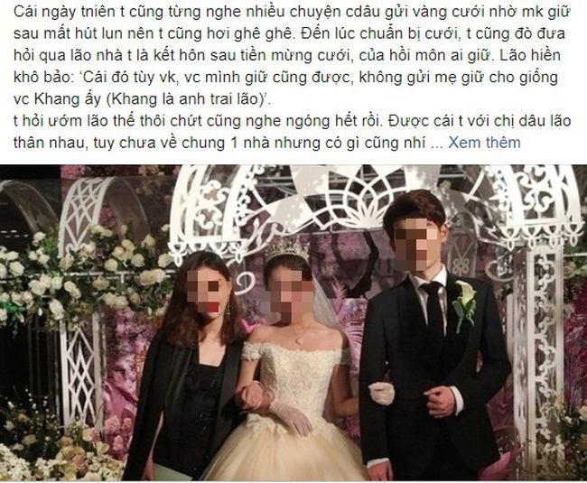 Bài chia sẻ của nàng dâu trẻ nhận được sự quan tâm của nhiều cư dân mạng.
