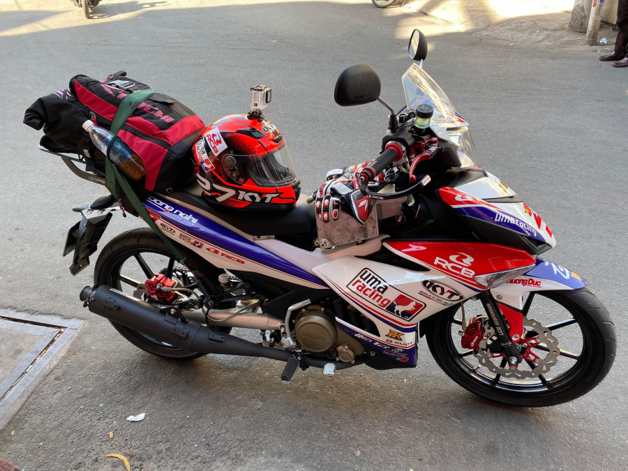 Chiếc xe được dùng để đi xuyên Việt của Đ.N.