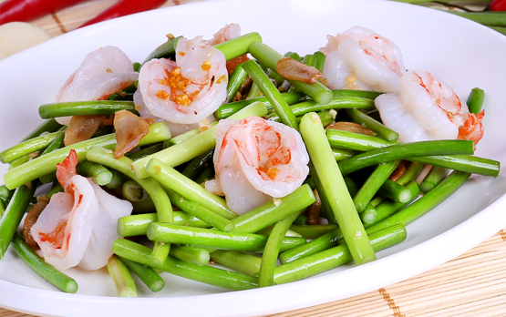 Ngồng tỏi xào tươi ngon