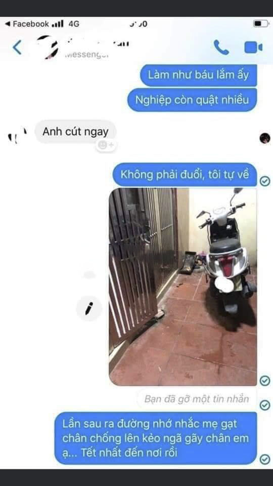 Tin nhắn của anh chàng và cô nàng.