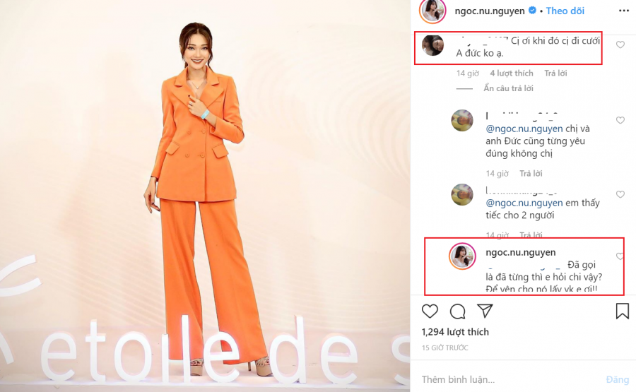 Ngọc Nữ bị dân mạng hỏi về việc đi ăn cưới Văn Đức.