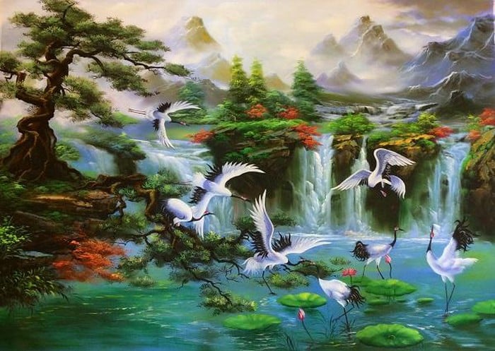 Tranh phong thủy hút tài lộc