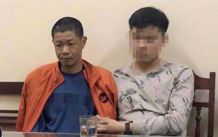 Đối tượng Chín tại cơ quan điều tra.