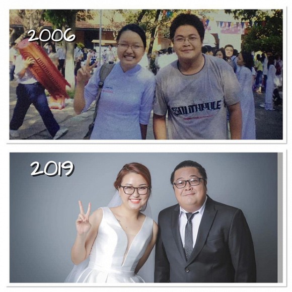 Bà xã của Vũ Long cũng chính là mối tình thanh xuân kéo dài suốt 13 năm của anh chàng.