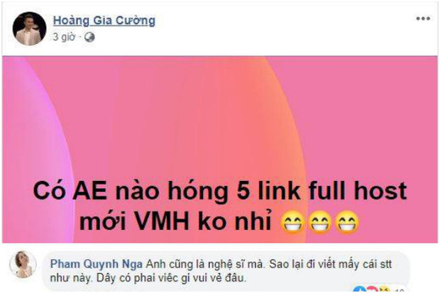 Dòng trạng thái gây phẫn nộ của nam diễn viên từng tham gia 