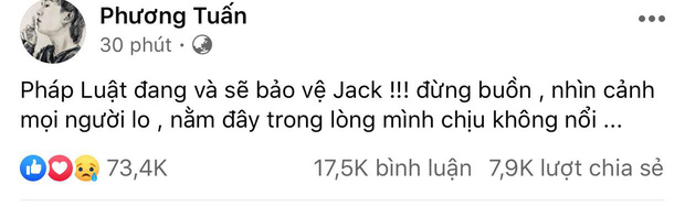 Jack chính thức lên tiếng giữa hàng loạt ồn ào thời gian gần đây.