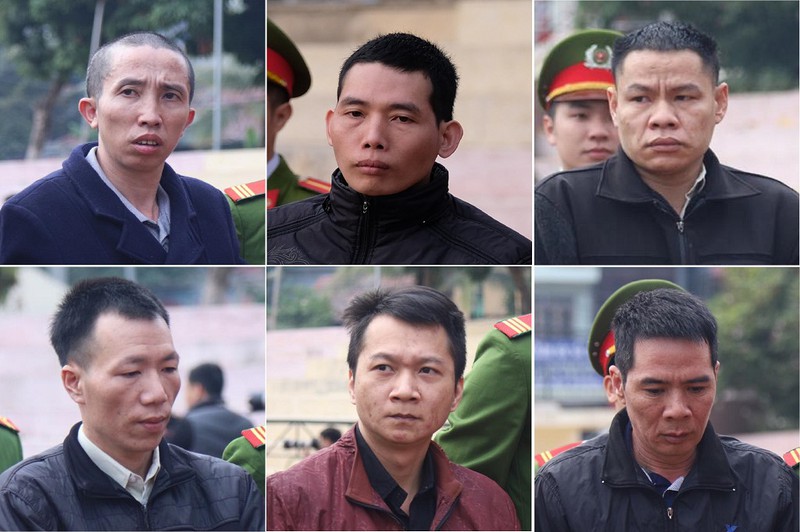 6 bị cáo bị đề nghị mức án tử hình. Ảnh: TP