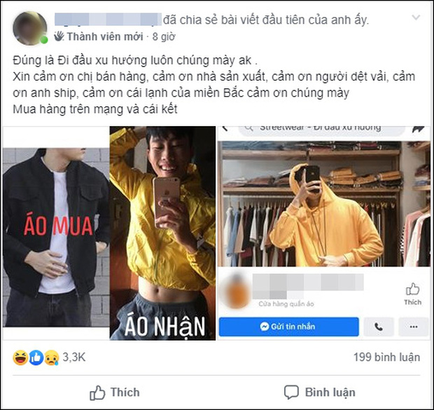 Câu chuyện được chia sẻ trên MXH.