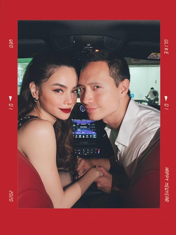 Kim Lý tháp tùng Hà Hồ đi diễn. Anh không quên tay nắm tay, hôn lên má người yêu cực tình cảm.