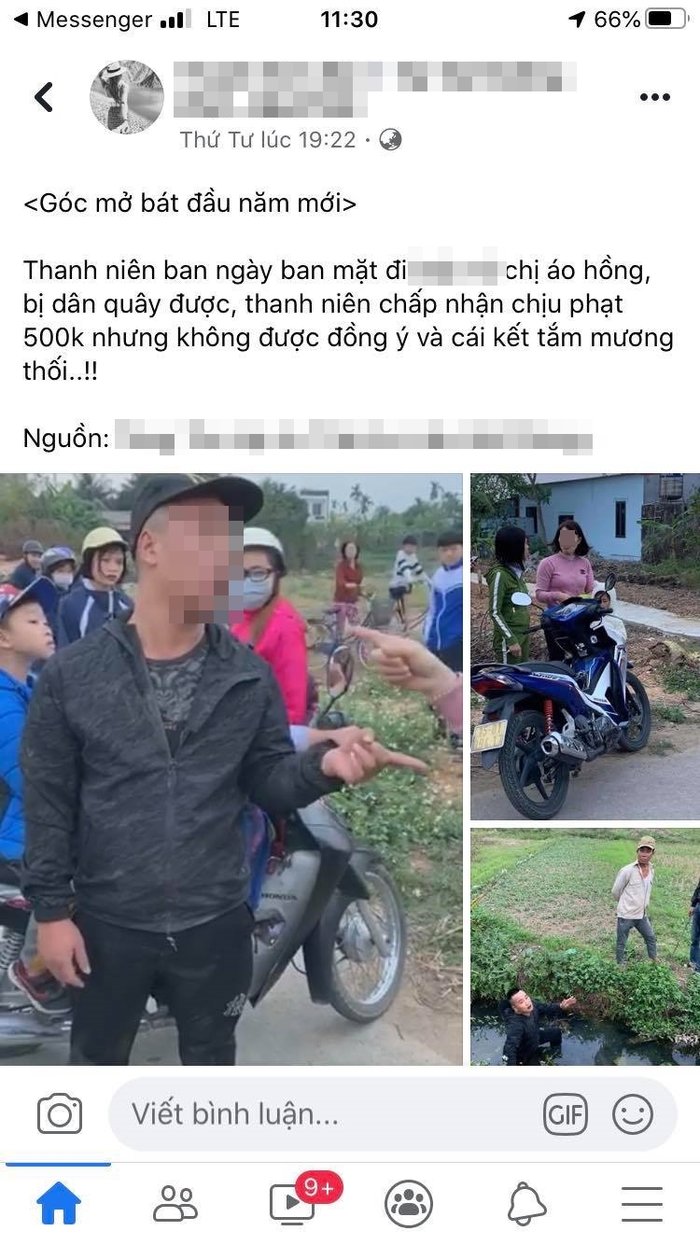 Sự việc được chia sẻ trước đó trên mạng xã hội gây xôn xao.