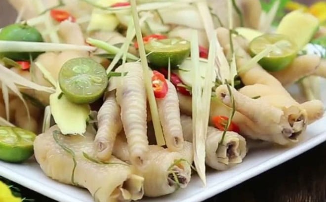 Chân gà ngâm giấm thơm ngon