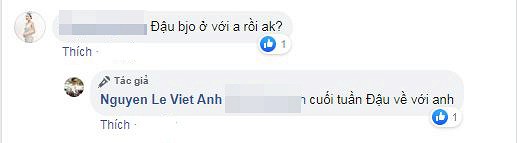 Việt Anh cho biết, anh đang ở Hà Nội. Cuối tuần, bé Đậu sẽ về ở với bố.    