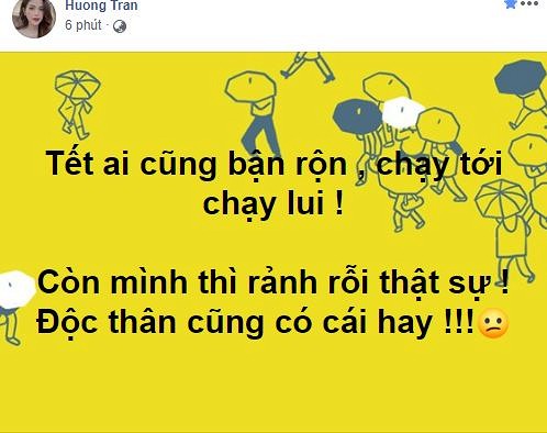 Mới đây, Hương Trần đã phủ nhận thông tin có bạn trai mới và khẳng định đang 