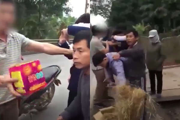 Thanh niên bị bắt quả tang lén mang 