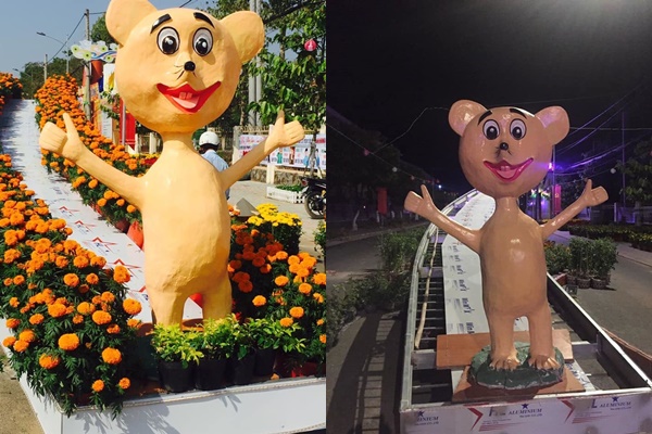 Chú chuột có tạo hình kì lạ khiến nhiều người không khỏi bật cười.