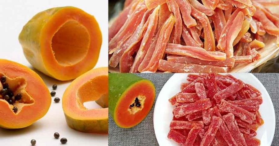 Mứt đu đủ trong những ngày Tết