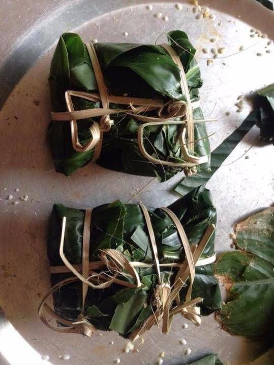 Phong cách gói bánh chưng 