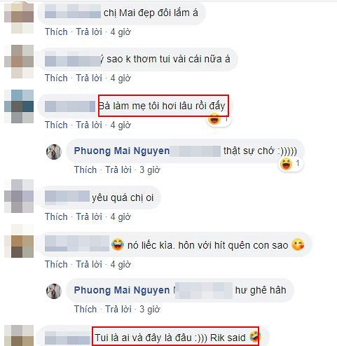 Dân mạng thi nhau bình luận bên dưới hình ảnh của con trai Phương Mai.