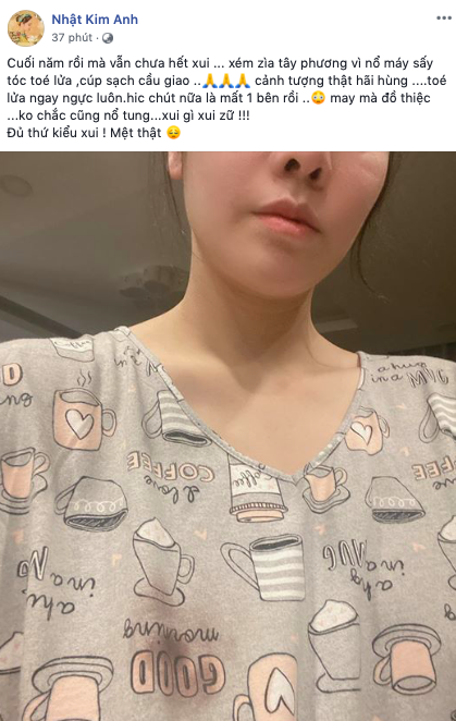 Nhật Kim Anh hoang mang khi gần cuối năm vẫn gặp vận xui.