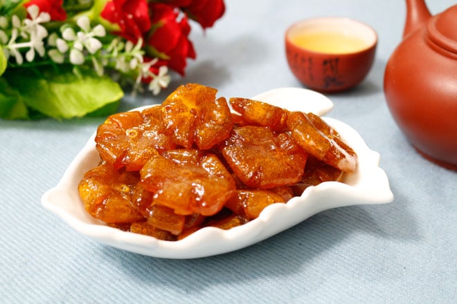 Mứt tắc thơm ngon trong dịp tết