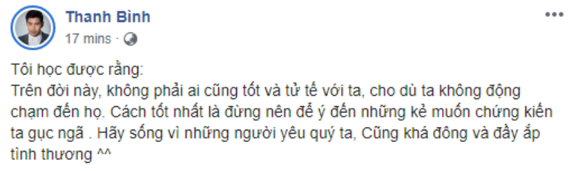 Thanh Bình chia sẻ: 
