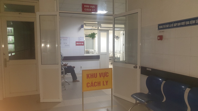 Khu vực cách ly tại Bệnh viện Đà Nẵng. (Ảnh: Người lao động).