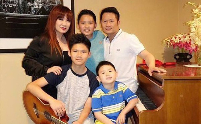 Bằng Kiều và Trizzie Phương Trinh có với nhau 3 cậu con trai.