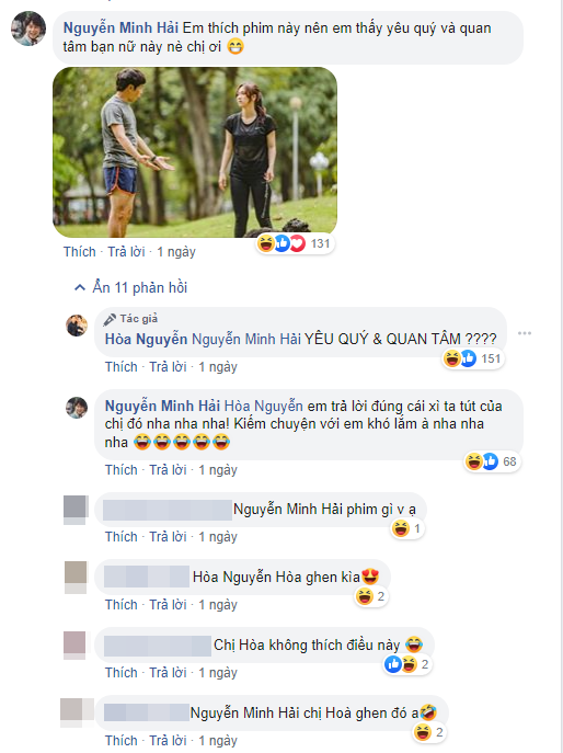 Mới đây, trên trang cá nhân Hòa Minzy vừa đăng tải dòng trạng thái thăm dò về các diễn viên trong Vbiz. Nhiều người tò mò không biết liệu cô có dự án gì tiếp theo liên quan đến các diễn viên?. Cụ thể, giọng ca Bắc Ninh viết: 