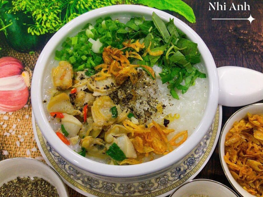 Cháo ngao giàu dinh dưỡng dễ ăn 