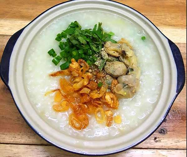 Chao ngao thơm ngon trong ngày lạnh giá