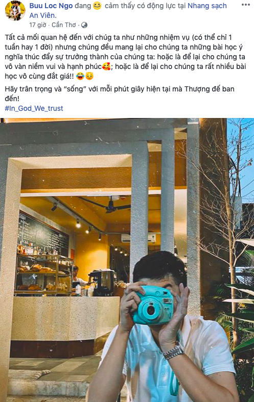 Chia sẻ của chồng cũ Nhật Kim Anh.
