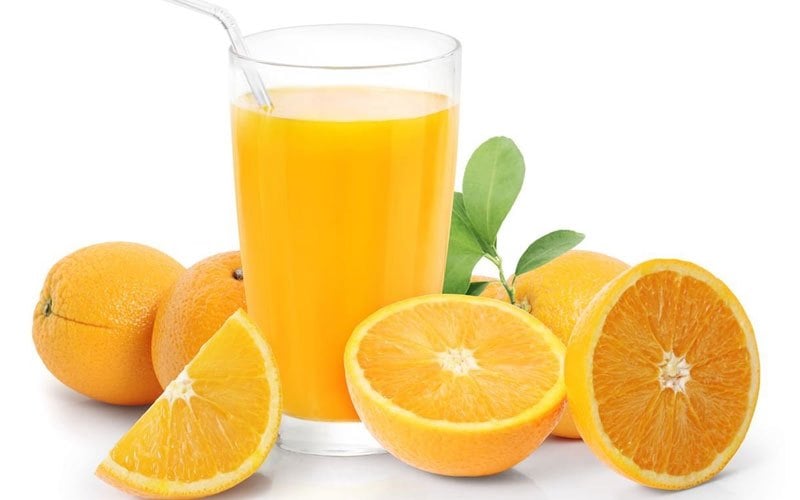 Không uống nước cam quá nhiều