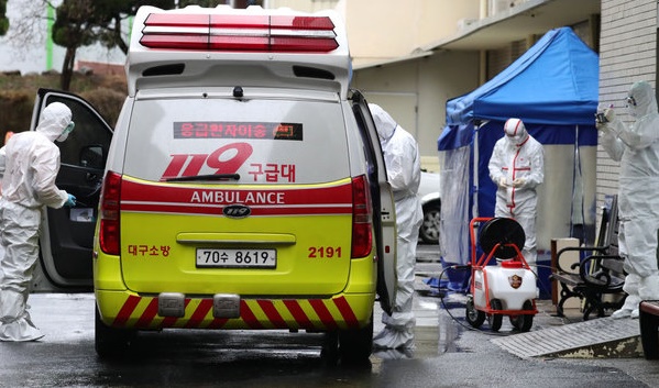 Người nước ngoài đầu tiên nhiễm covid-19 tử vong ở Hàn Quốc. (Ảnh: Yonhap)